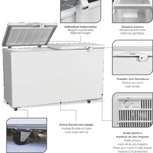 FREEZER HORIZ.FRICON 311-L 01 TAMPA COMUN 220V
