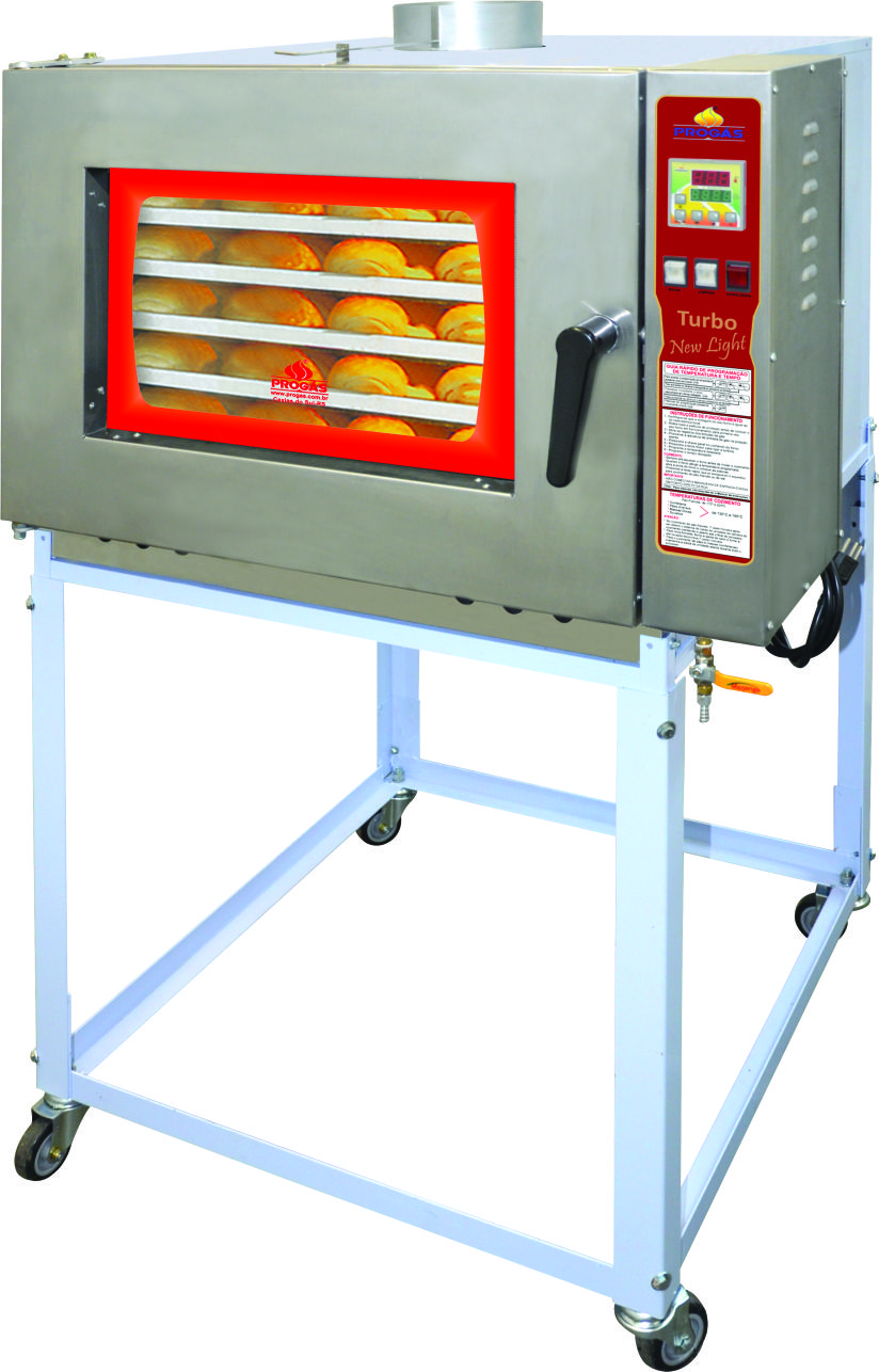 Forno Turbo a Gás Progás com capacidade para 5 Esteiras PRP-5000 NEW LIGHT