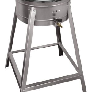 FRITADOR A GÁS CHAPA INOX ALTA PRESSÃO  14 LITROS