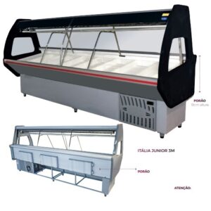 BALCAO P/CARNE 3,00 C/DEP ITALIA JUNIOR BAIXO VIDRO MC
