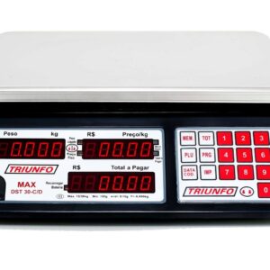 BALANÇA TRIPLA ESCALA 30 KG C/BATERIA