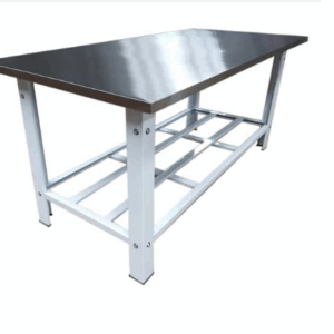 MESA 190X090 C/TP INOX CHAPA DOBRADA