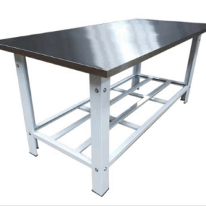 MESA PANIF 190X070 TP INOX 430  CHAPA DOBRADA