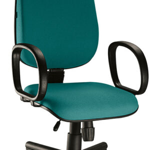 POLTRONA PRES.GIRATORIA C/BR ESTR.PRETA