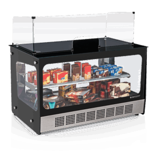 Vitrine Caixa Neutra Linha Gourmet Elegance Bancada MGXB-110 Gelopar