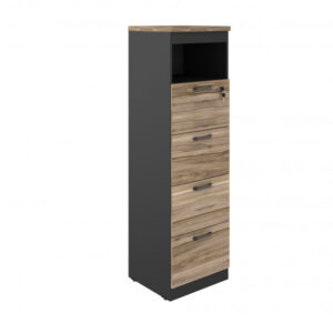 ARMARIO ARQUIVO 04 GAV P/PASTA COM NICHO 465X450X1600